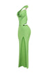 Starfish Cutout One Shoulder Maxi Dress